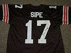 BRIAN SIPE signed BROWNS Jersey GAI