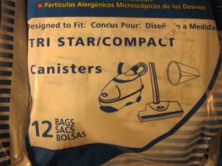 36 NEW Tri Star Compact Vacuum Cleaner Bags TriStar  