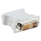 DVI DVI D Dual Link Male to Female 15 Pin VGA Adapter M/F For HDTV