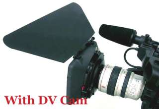 Matte box be used without side flags, shoulder Mount and rail system 