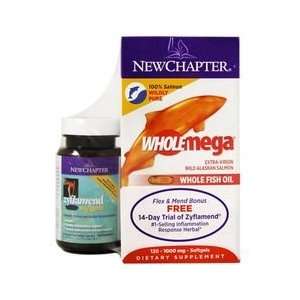  New Chapter Wholemega 120 Softgels with Free 14 Day Trial 