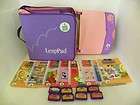 LeapFrog LeapPad LOT Pink Case 8 Games Books Girls Learning System 