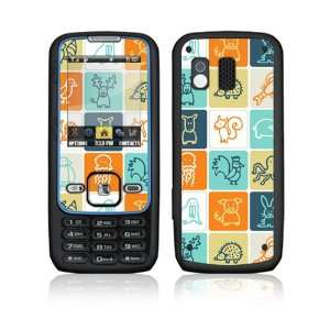   Samsung Rant (SPH m540) Decal Skin   Animal Squares 