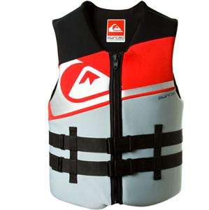 NWT*QUIKSILVER GRADE MENS WAKE/SKI VEST*RED*ASST SIZES  