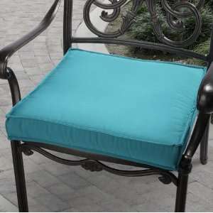  Sunbrella 20 Outdoor Chair Cushion in Teal BlueCushion KG 
