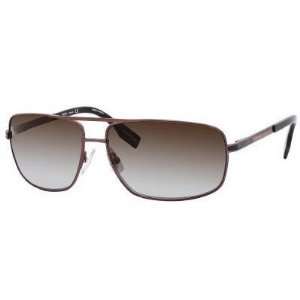   0424/p Opaque Brown / Brown Gradient Lens Sunglasses 