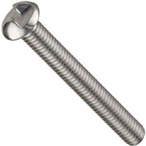 Plain 18 8 Stainless Steel Tamper Resistant Machine Screw, USA Made 
