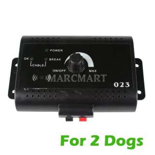 Electronic Smart Pet Dog In Ground Training Obedience Fence +2 Collars 