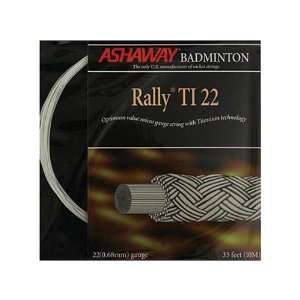    Ashaway Rally Ti 22 Badminton Racquet String