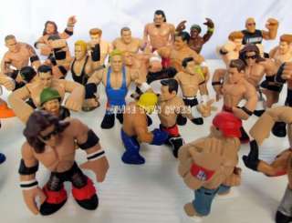 WWE WWF Wrestling RUMBLERS Figures Toy 10pc Lot (Randomly Assigned 