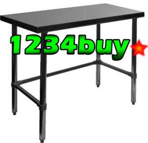 30 x 48 Open Base Stainless Steel Work Table NSF  