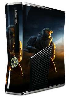 Vinyl Skin Wrap For Xbox 360 Slim All 3 Sides Halo 3 1A  