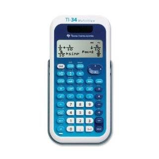 Texas Instruments TI34MV, MultiView Scientific Calculator, 4 Line 