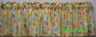   yellow baby nursery curtain valance custom sewn by karen s bed bath
