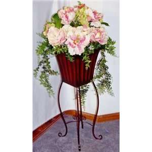  Pink Peony & Hydrangea Floral Arrangement