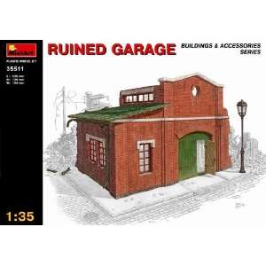  MiniArt 1/35 Ruined Garage Kit Toys & Games