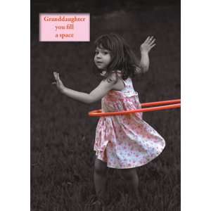  Die Cut Granddaughter W/ Hula Hoop