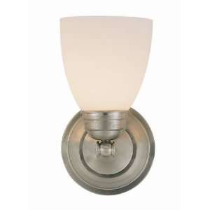  Trans Globe 1 Light Wall Sconce in Brushed Nickel Finish 
