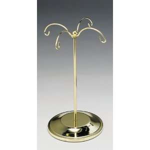  Christmas Ornament Tree Stand   Brass, 8 Height