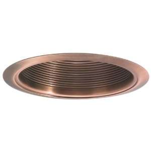  6 Copper Stepped Baffle w/ Copper Metal Ring