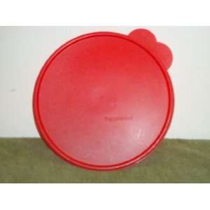 Tupperware Sheer Tangerine X Double Tabbed Replacement Lid / Seal 6 