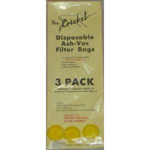  Cricket Ash Vacuum Bags 3 Pack