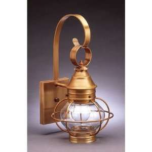   Onion Medium Base Socket Cage with Extended Scroll Wall Lantern Baby