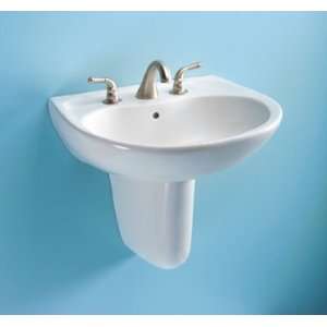 Toto LHT241G#01 Cotton Supreme Wall Mounted Bathroom Sink with Single 