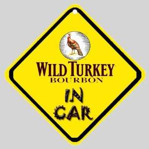  WILD TURKEY BOURBON WHISKY Logo Car Window Sign 