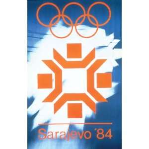  Olympics Sarajevo 1984 Poster