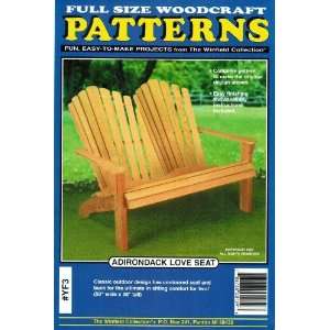  Adirondack Love Seat Woodworking Pattern